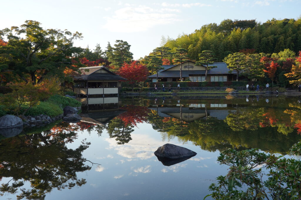 Japanase garden in Showa Kinen Park