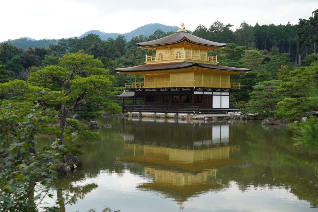 Kinkakuji's golden pavilion