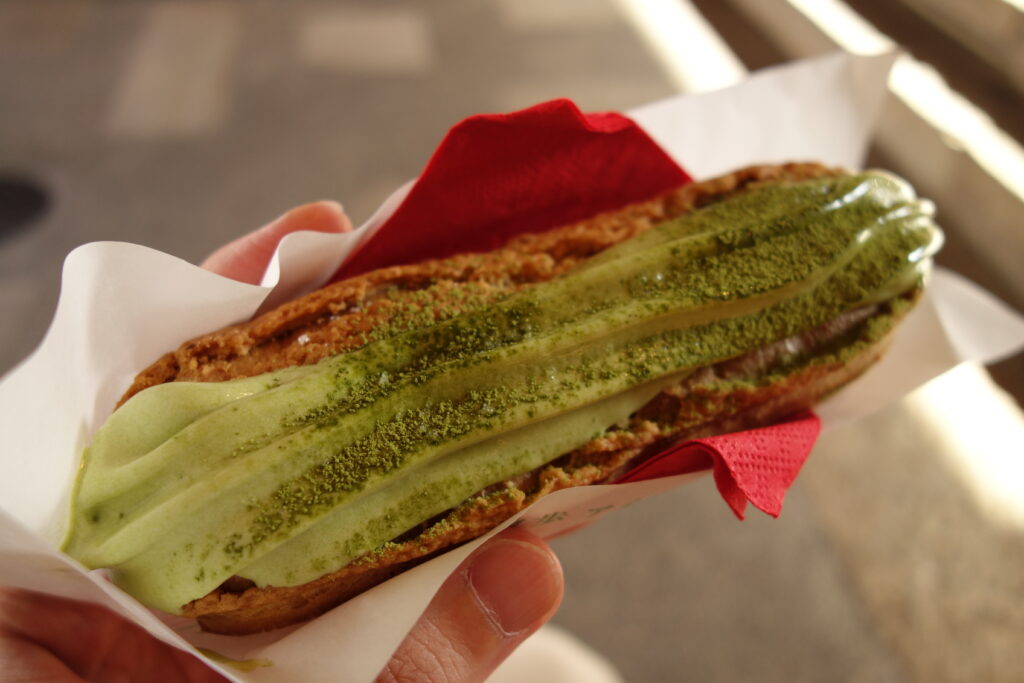 Matcha Ice Cream Eclair
