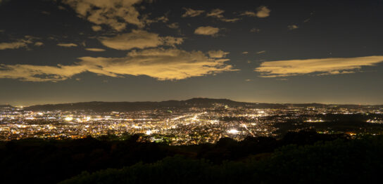 Night view from Mount Wakakusa