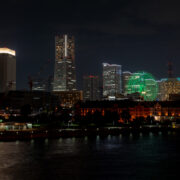 Night view of Yokohama from Osanbashi Yokohama International Passenger Terminal