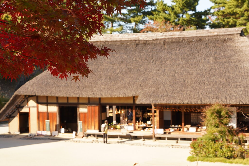 Old Japanese-style house at Showa Kinen Park