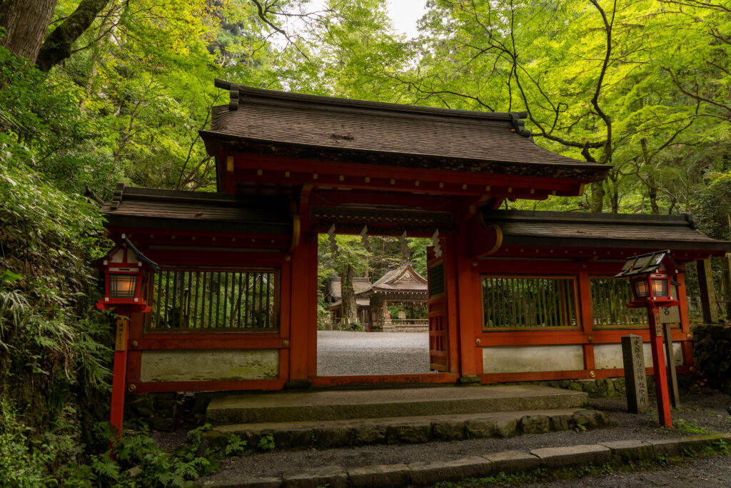 Rear shrine of Kifune Shrine