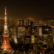 Tokyo Tower seen from Roppongi Hills Mori Tower