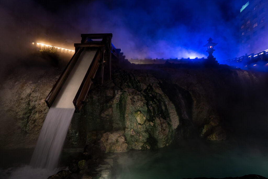 Kusatsu Onsen light up