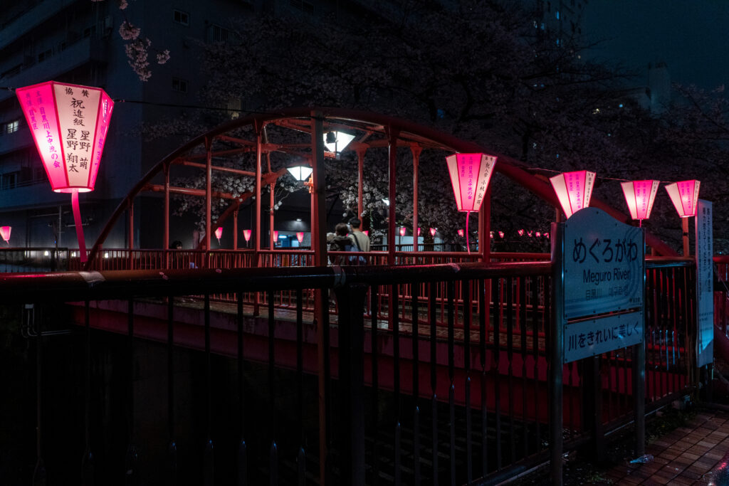 Nakano Hashi Bridge on the Meguro River