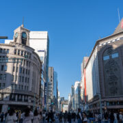 Seiko House Ginza(Wako) and Ginza Mitsukoshi