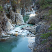 Ryuokyo Canyon seen from Musasabi Bridge