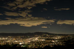 Night view from Mount Wakakusa
