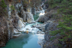 Ryuokyo Canyon seen from Musasabi Bridge